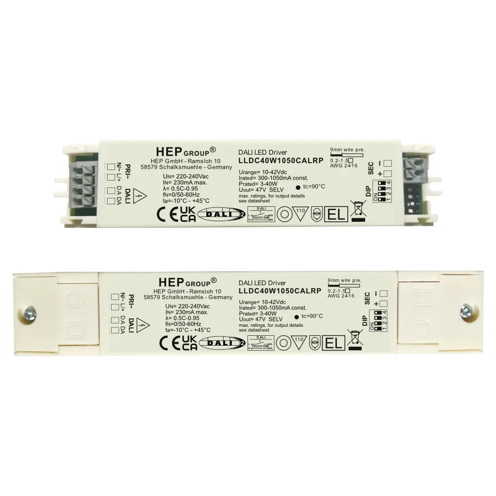 HEP 11002000267 | LED DRIVER CC DIMMABLE LLDC40W1050CALRP (DALI-2 DT6)
