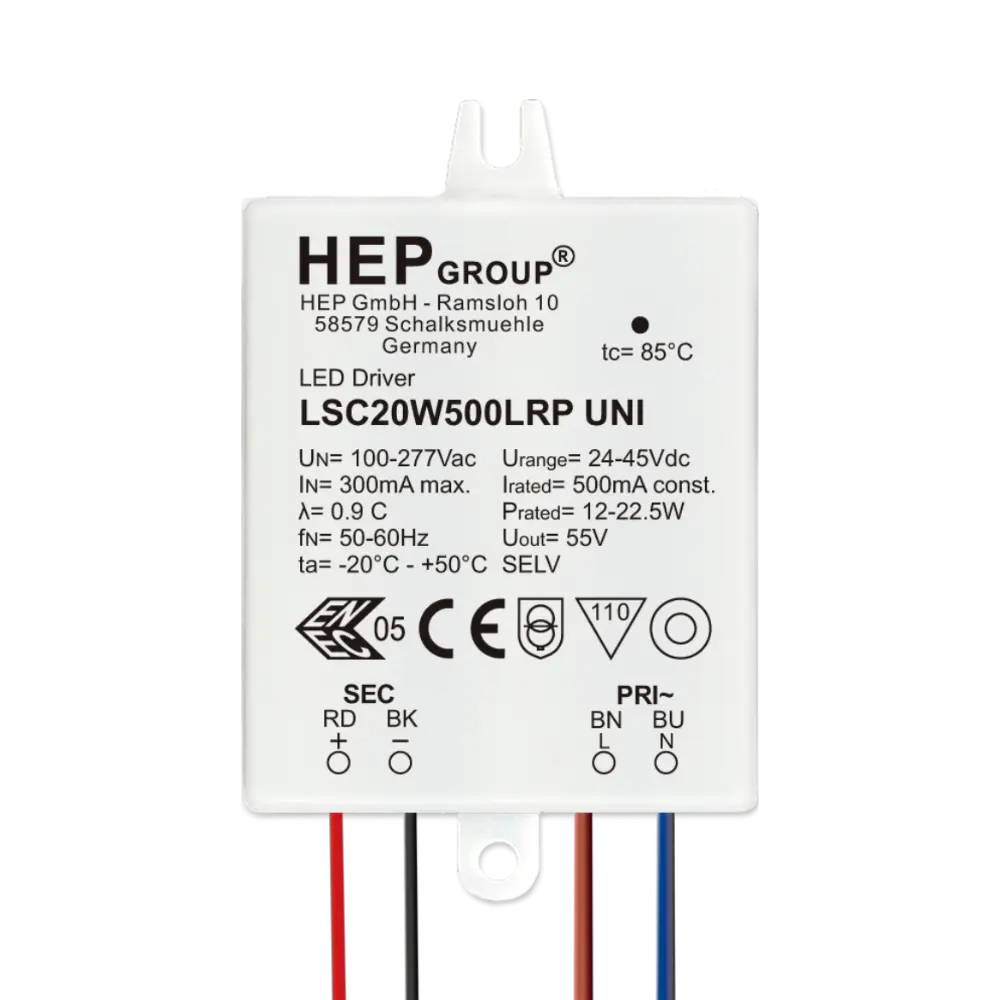 HEP 11003000142 | LED DRIVER CC LSC20W350P UNI-UL (NOT DIMMABLE)