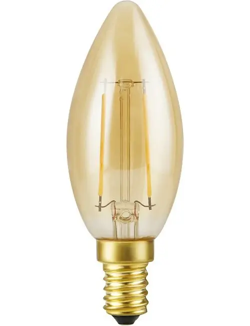 SPL LIGHTING LT149125005 | LED E14 FILA CANDLE C35X100 230V 250LM 2.9W 922 AC GOLD DIM