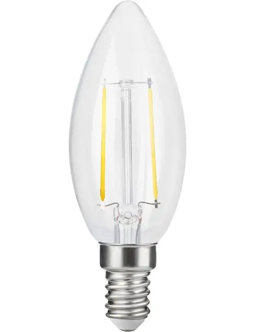 SPL LIGHTING LT149125027 | LED E14 FILA CANDLE C35X100 230V 250LM 2.5W 927 AC CLEAR DIM