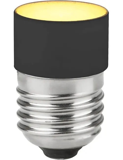 SPL LIGHTING L272703927 | LED E27 TUBE T28X45 230V 150LM 3.4W 927 AC BLACK NO SIDE GLOW DIM