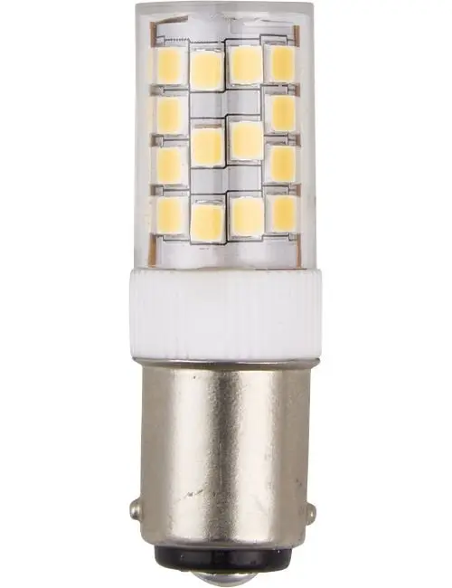 SPL LIGHTING L024351830-1 | LED BA15D TUBE T17X52 230V 390LM 3.2W 830 AC CLEAR TRIAC-DIM