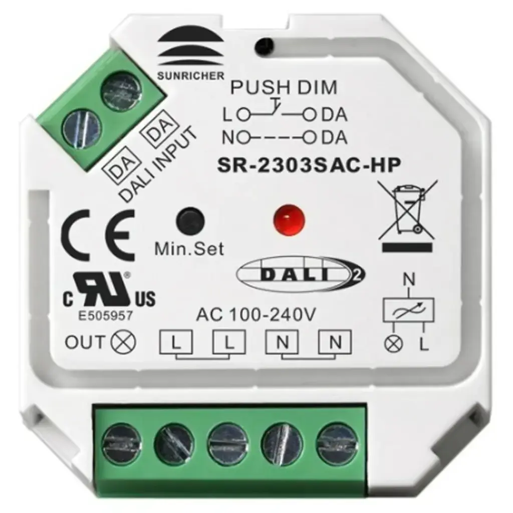 ASTRO LIGHTING 6026010 | DALI PHASE CUT DIMMER - WHITE