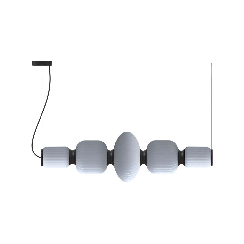 ROBIN 10850 | WHITEBERRIES PENDANT MIX QUINTED - MATTE BLACK