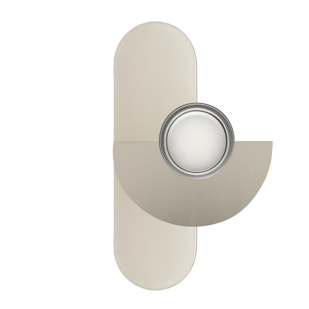 ROBIN 11581 | BRERA WALL ARCO MEZZO - BRUSHED WARM STEEL