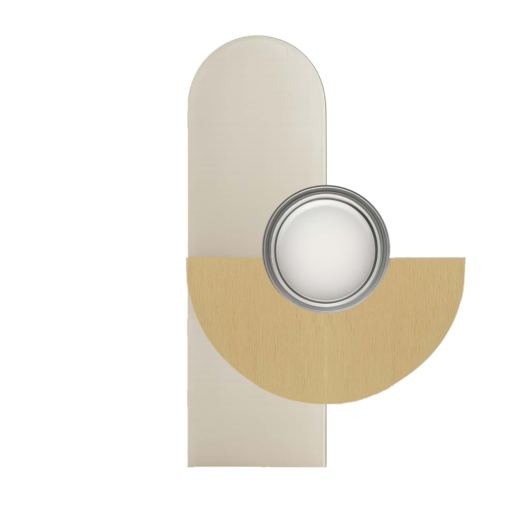 ROBIN 11611 | BRERA WALL LINEA MEZZO - BRUSHED PALE GOLD
