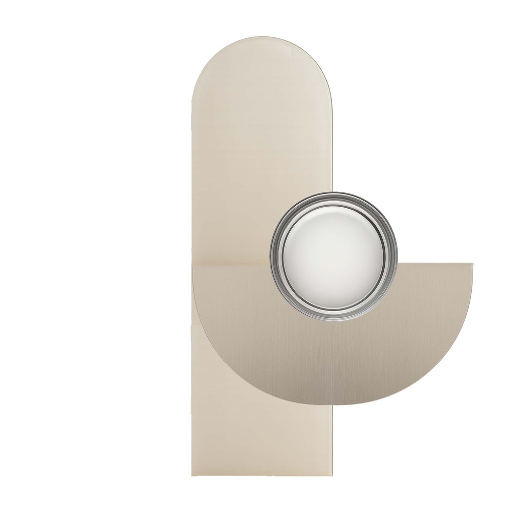 ROBIN 11642 | BRERA WALL LINEA MEZZO - BRUSHED WARM STEEL