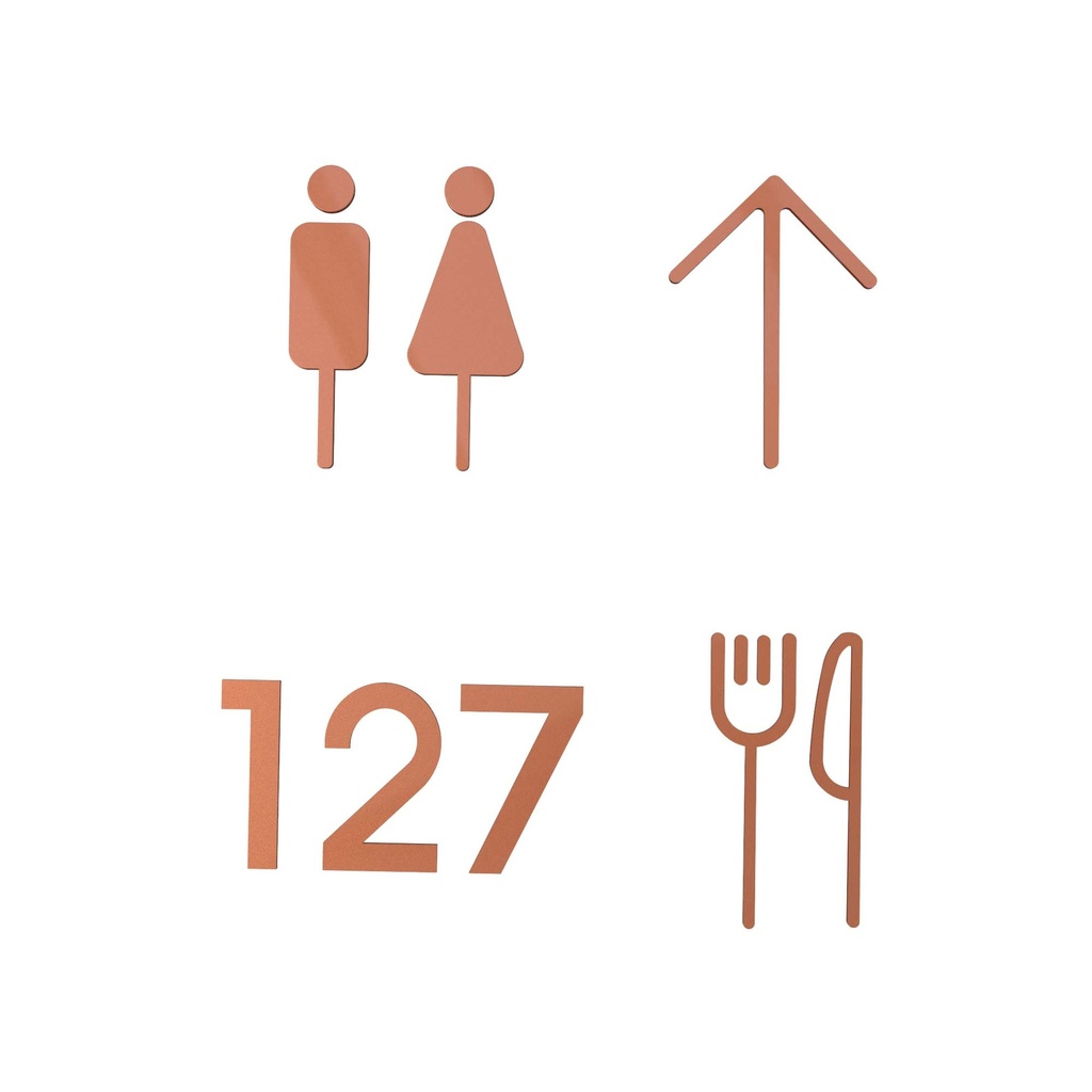 ROBIN 12106 | ROCK WALL 14 SIGNAGE TAG - COPPER