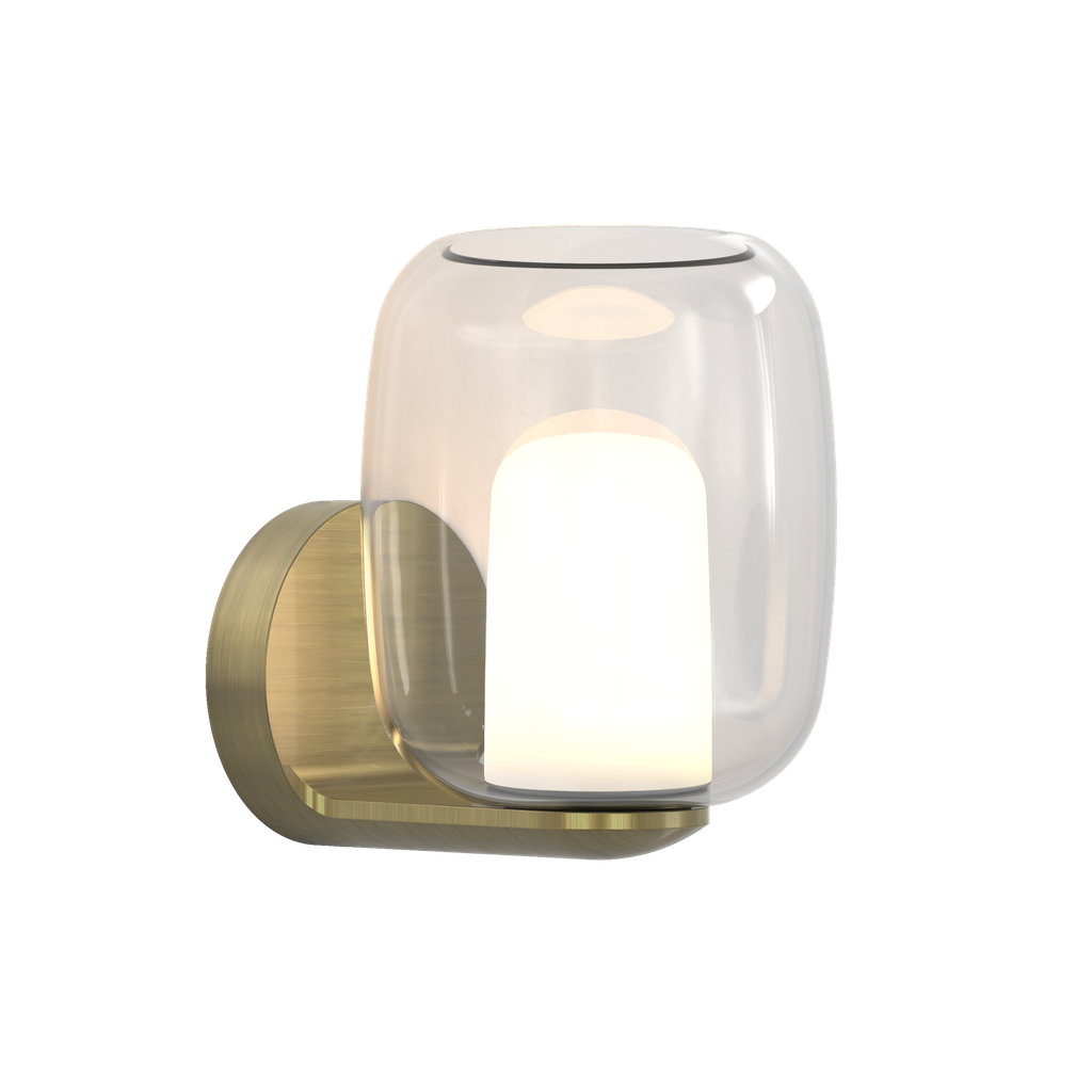 ASTRO LIGHTING 1450019 | AQUINA WALL - MATT BRUSHED BRASS