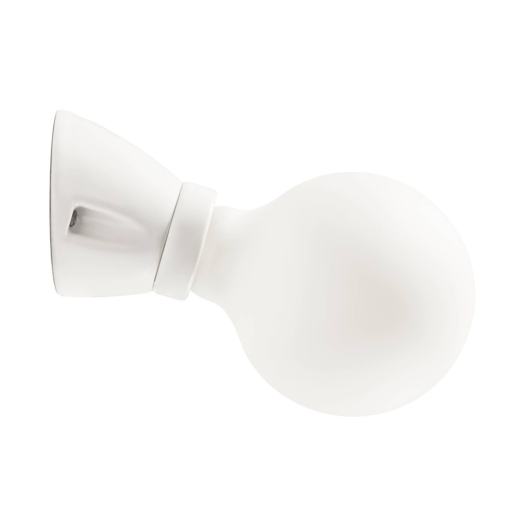 DAYLIGHT 70000 | PUNTO LUCE BASE PORCELLANA E27 INCLINATO WHITE