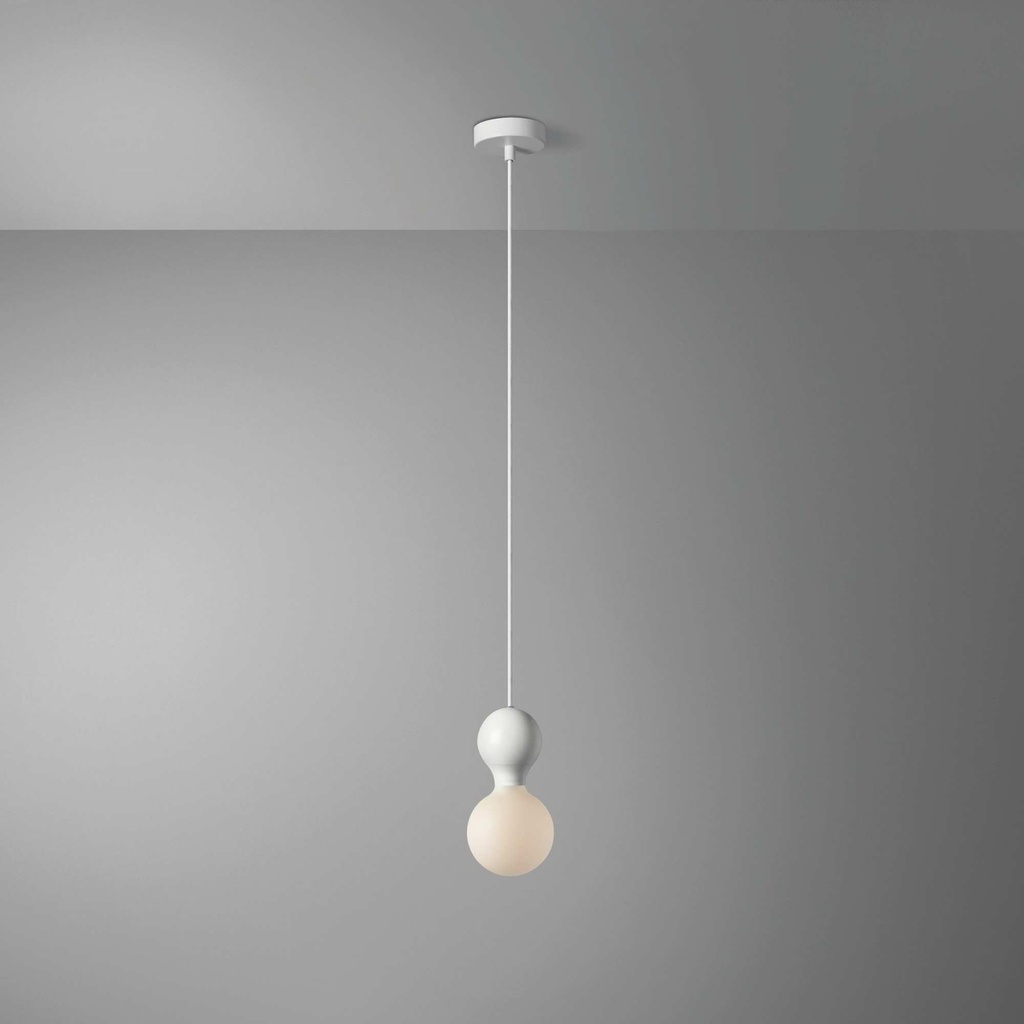 DAYLIGHT 810267.00A | ELBA PENDEL BALL WHITE G125X178 PORCELLANA