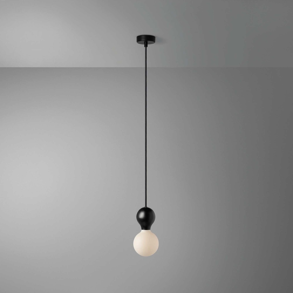 DAYLIGHT 810266.00A | ELBA PENDEL BALL BLACK G125X178 PORCELLANA