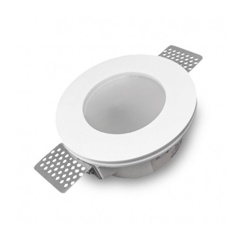 DAYLIGHT 410017.00A | FARETTO GESSO TONDO D130X60 GU10 230V HR5011 CON VETRO SATIN