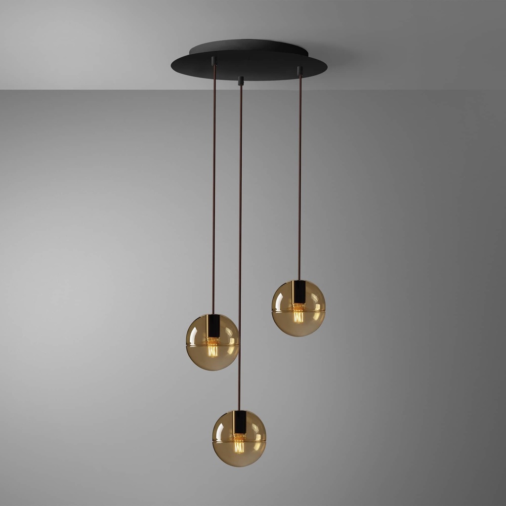 DAYLIGHT 810360.00A | PERFETTA LED PENDEL 3 CADUTE ORO