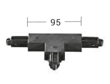DAYLIGHT DL-6008-DX-N | GIUNTO T DESTRO BLACK