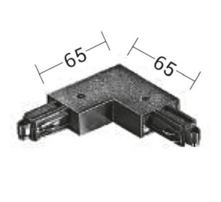 DAYLIGHT DL-6005-SX-N | GIUNTO L SINISTRO BLACK