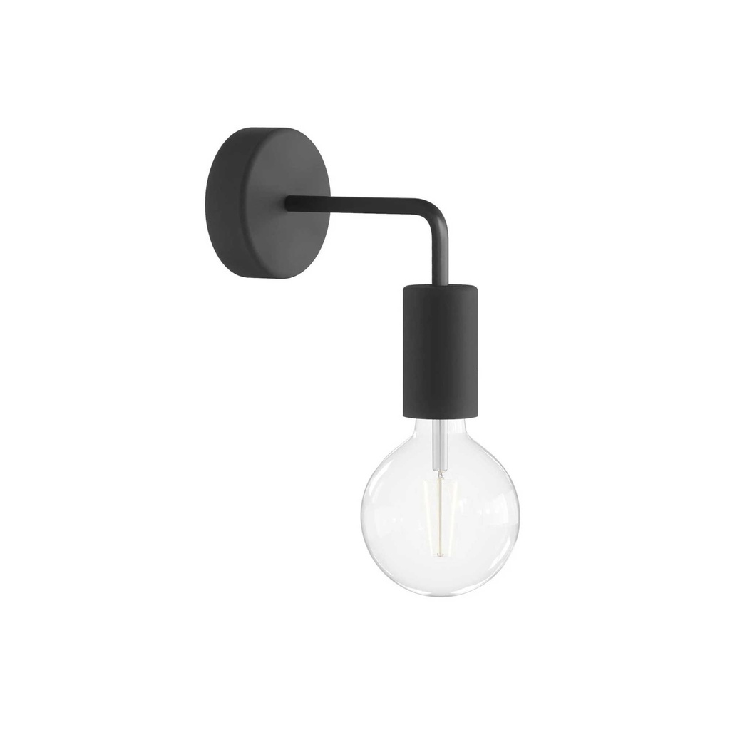 DAYLIGHT APE2NE | LAMPADA ESTENSIONE L PARETE+PORTALAMPADA E27 SILICONE IP65 GRAFITE