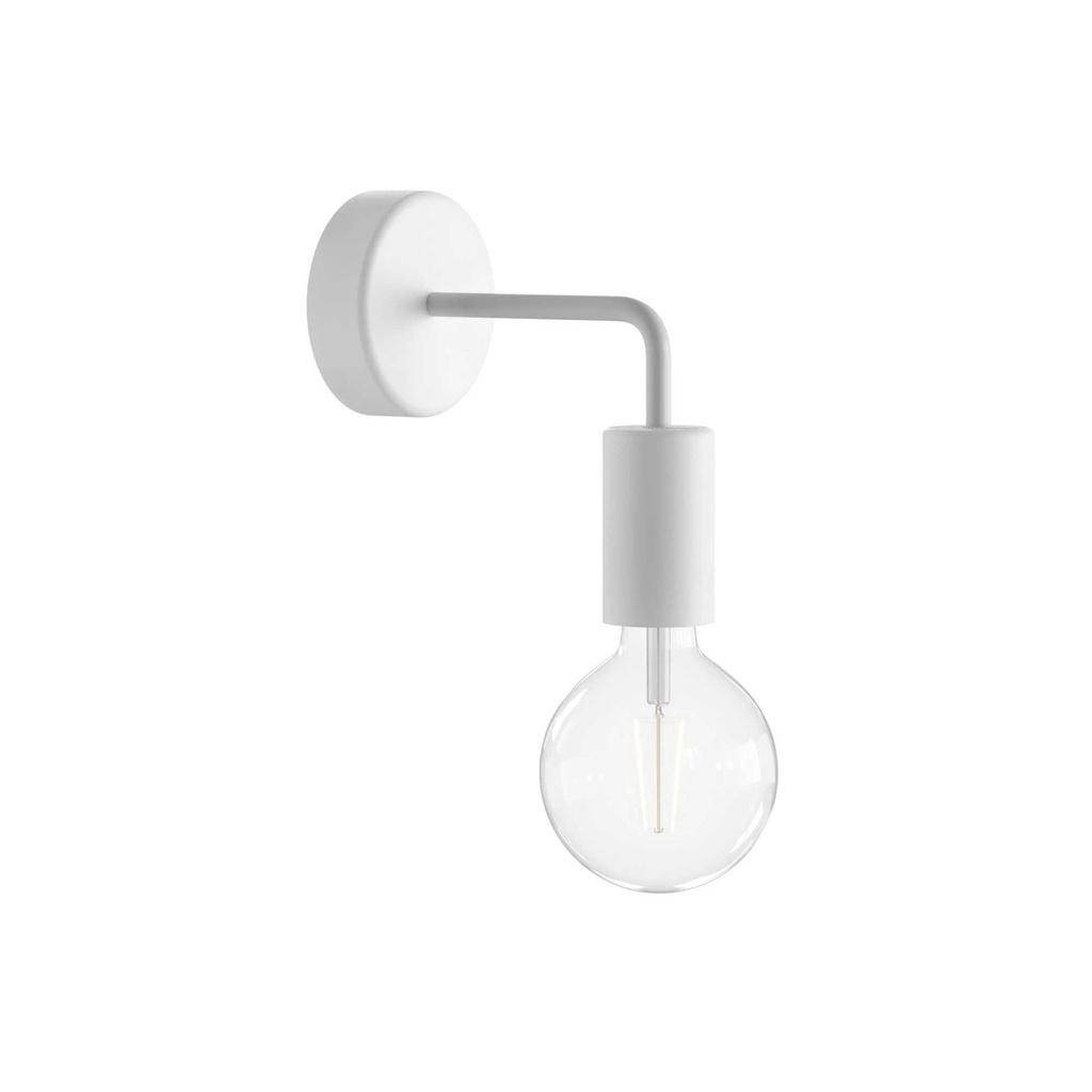 DAYLIGHT APE2BI | LAMPADA ESTENSIONE L PARETE+PORTALAMPADA E27 SILICONE IP65 WHITE