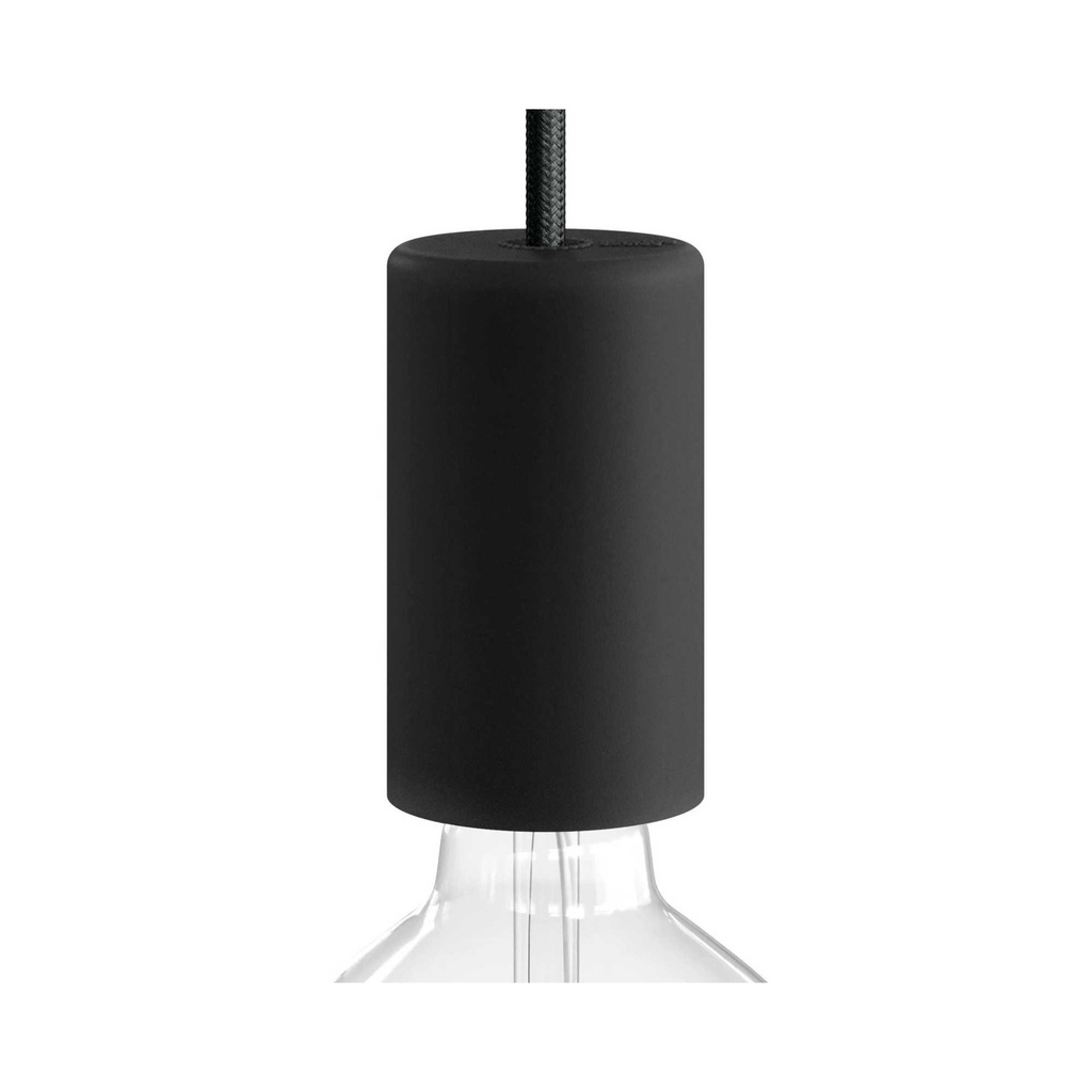 DAYLIGHT KEIVAEL01BK | PORTALAMPADA E27 IP65 + KIT SILICONE GRAFITE