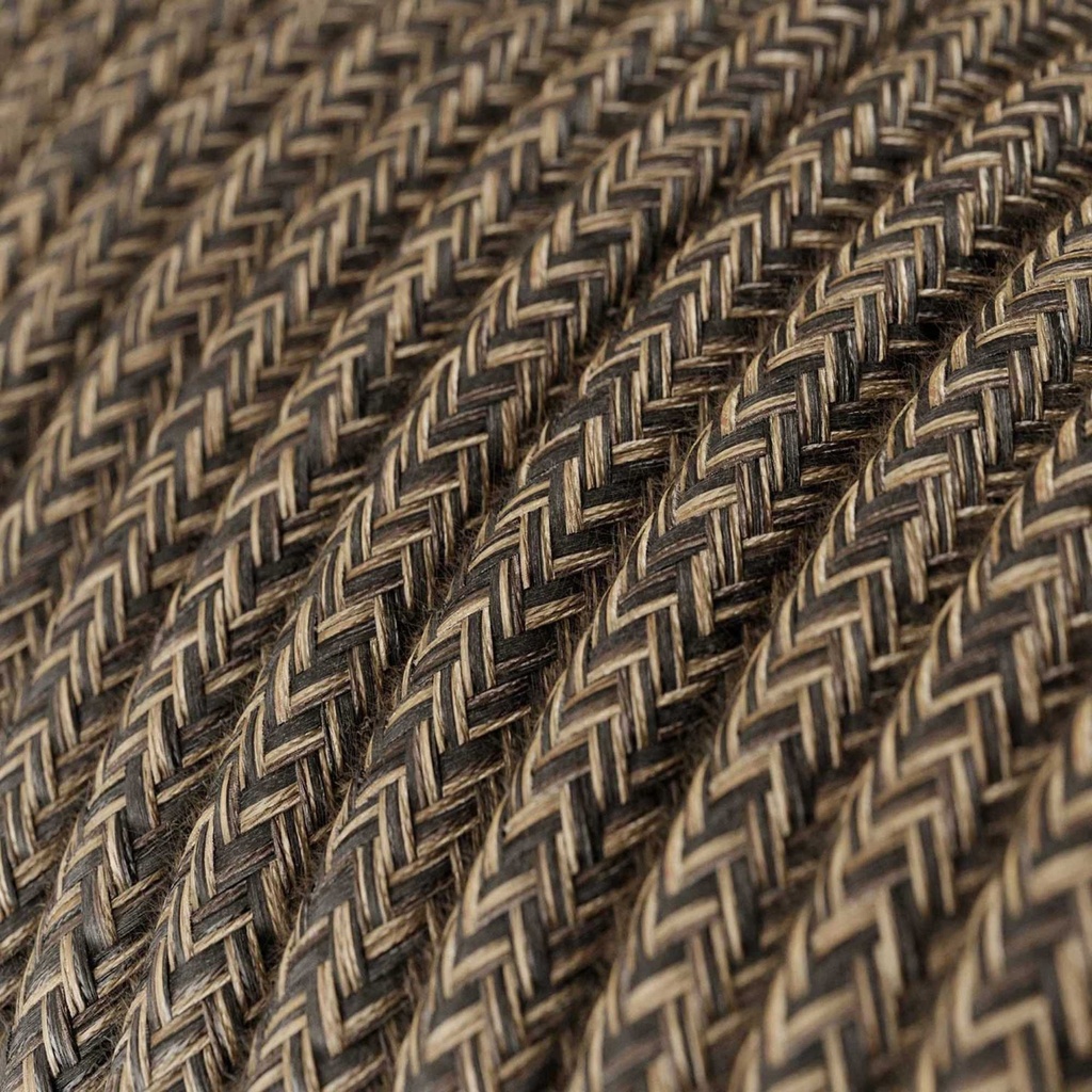 DAYLIGHT XZ2SN04 | CABLE LINO NATURALE MARRONE+05RN-F IP65 2X1MM2 ; D 7,6MM / 1MT