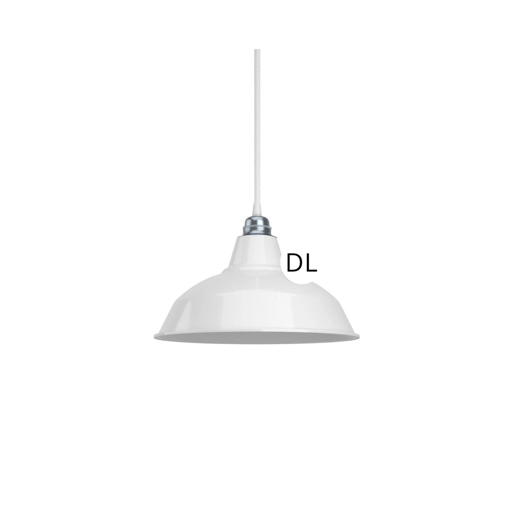 DAYLIGHT KPAM10VBL | PARALUME E27 IN METALLO DIAM. 30 CM EST. WHITE INT. WHITE