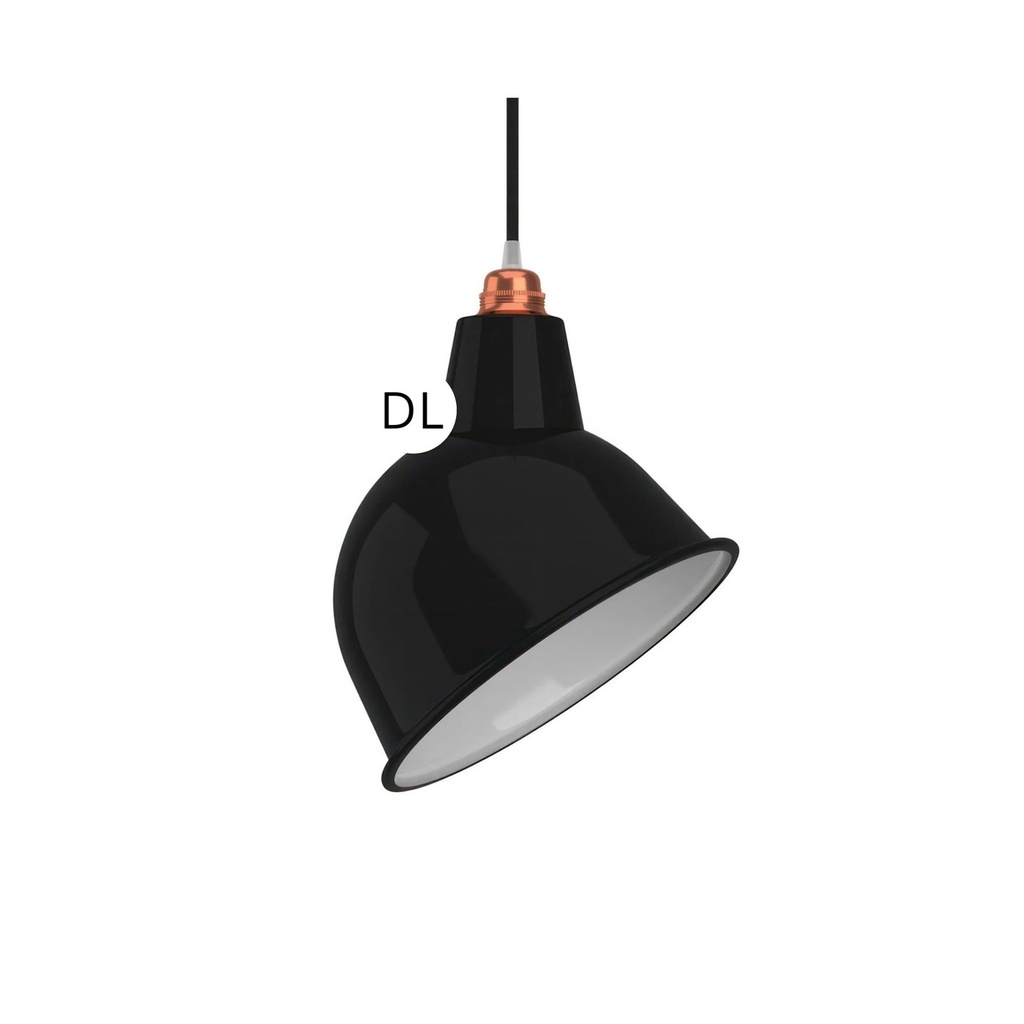 DAYLIGHT PAM20VNL | PARALUME E27 IN METALLO DIREZIONALE EST. BLACK INT. WHITE