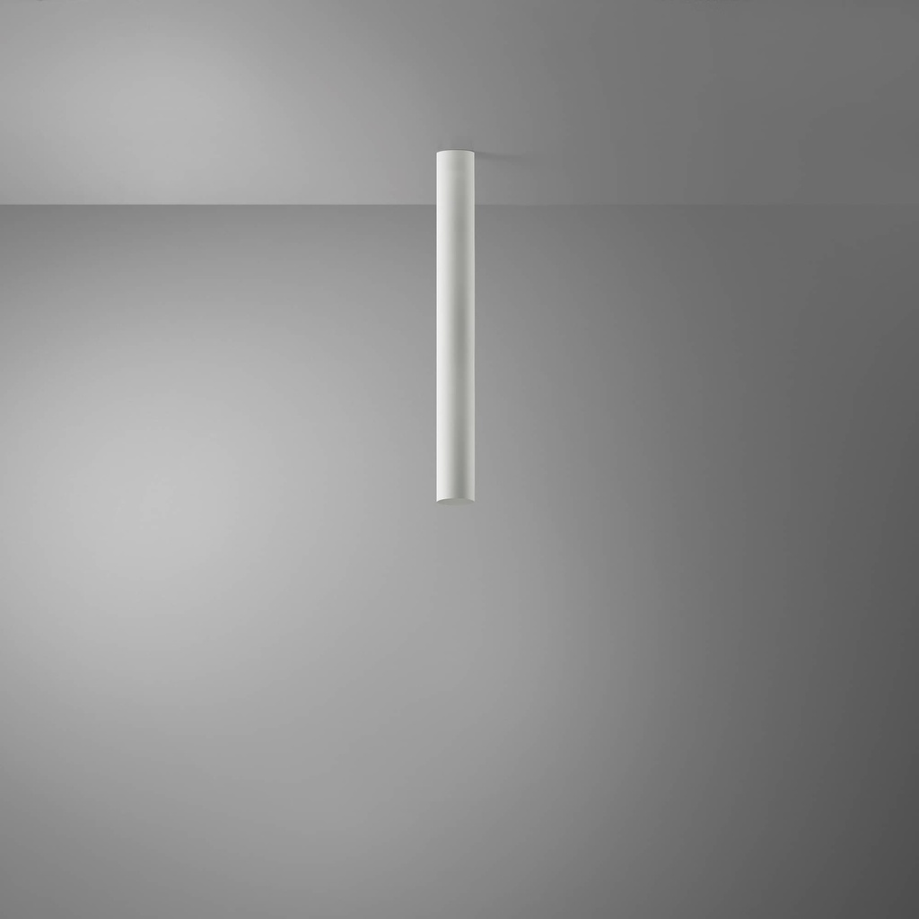 DAYLIGHT 590066.00A | TUBOSA PLAFONE H500/45 E27 WHITE OPACO RAL 9003