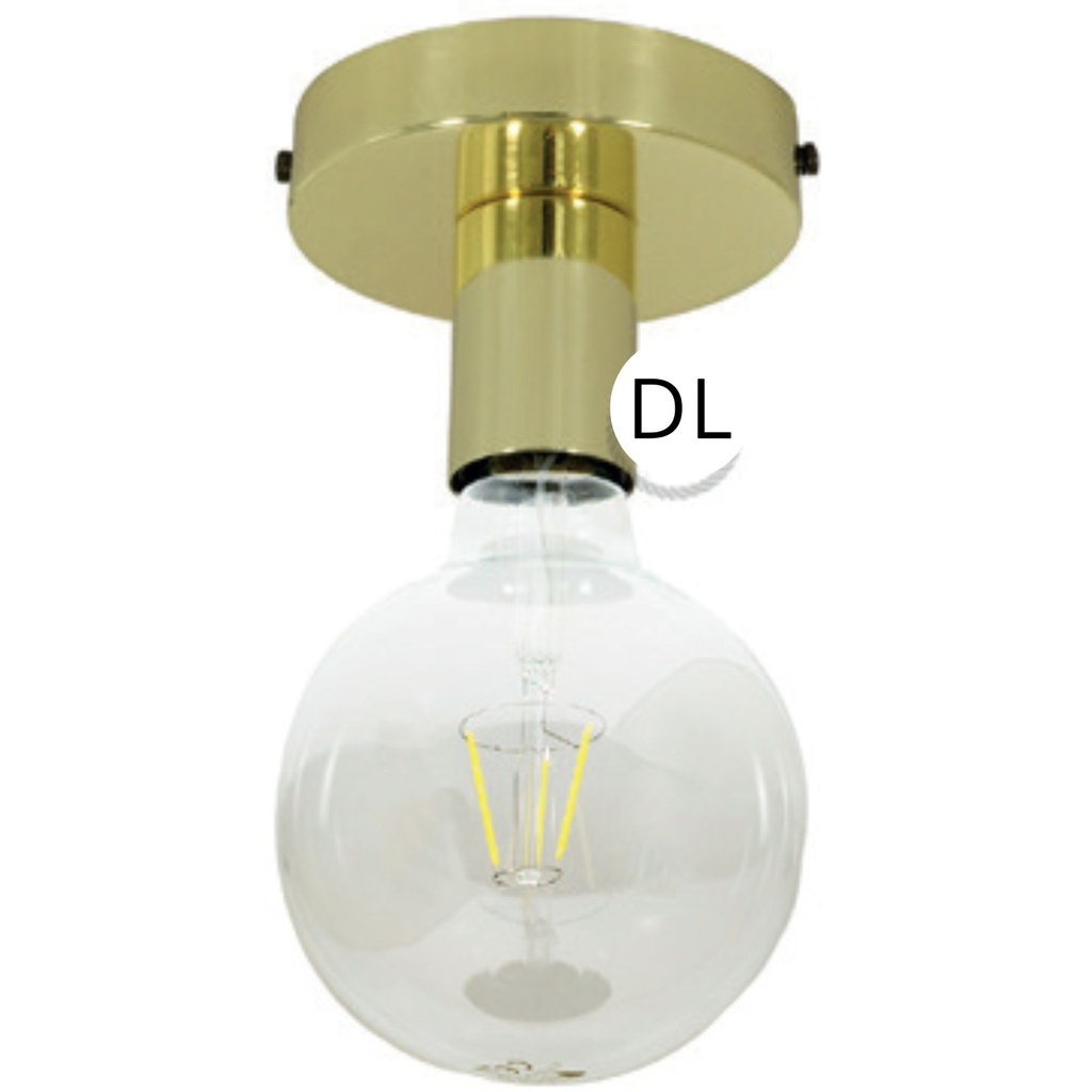 DAYLIGHT APM1GO | PUNTO LUCE METALLO SOFFITTO E27 ORO