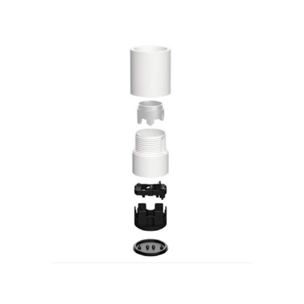 DAYLIGHT PL27IP44N | PORTALAMPADA E27 BLACK IP44