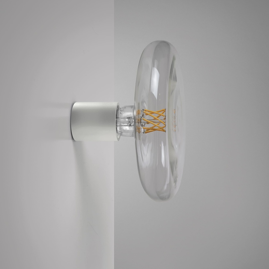 DAYLIGHT 810330.00A | APPLIQUE PORTALAMPADA WHITE E27 DASH D170 CLEAR