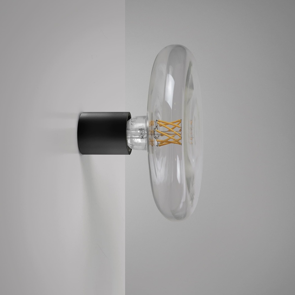 DAYLIGHT 810332.00A | APPLIQUE PORTALAMPADA BLACK E27 DASH D170 CLEAR