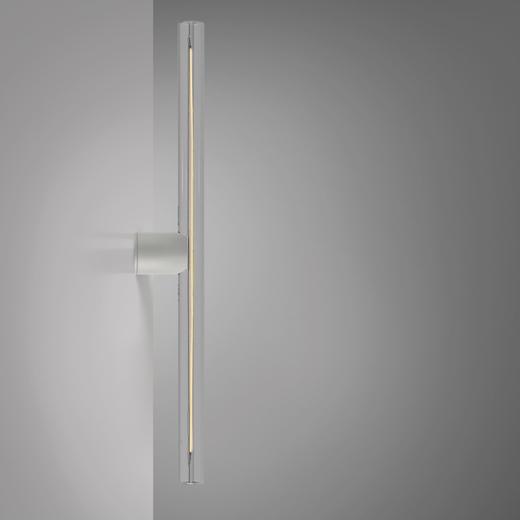 DAYLIGHT 810292.00A | APPLIQUE S14D WHITE 30X500 IP44 CLII LINEA CLEAR CRI90