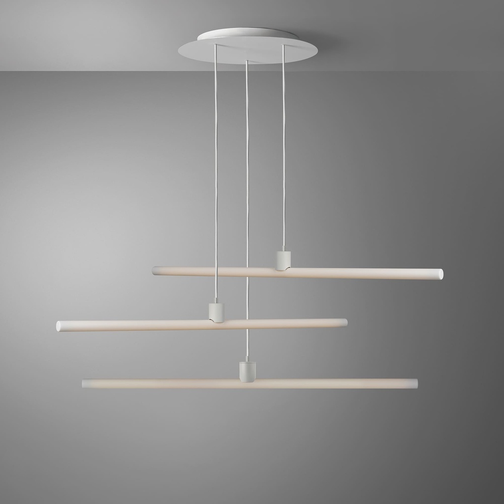 DAYLIGHT 810302.00A | ROMA PENDEL 3 CADUTE S14D WHITE 30X1000 LINEA POR CRI90