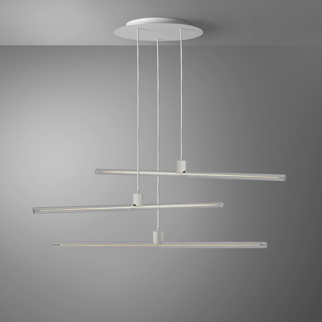 DAYLIGHT 810300.00A | ROMA PENDEL 3 CADUTE S14D WHITE 30X1000 LINEA CLEAR CRI90