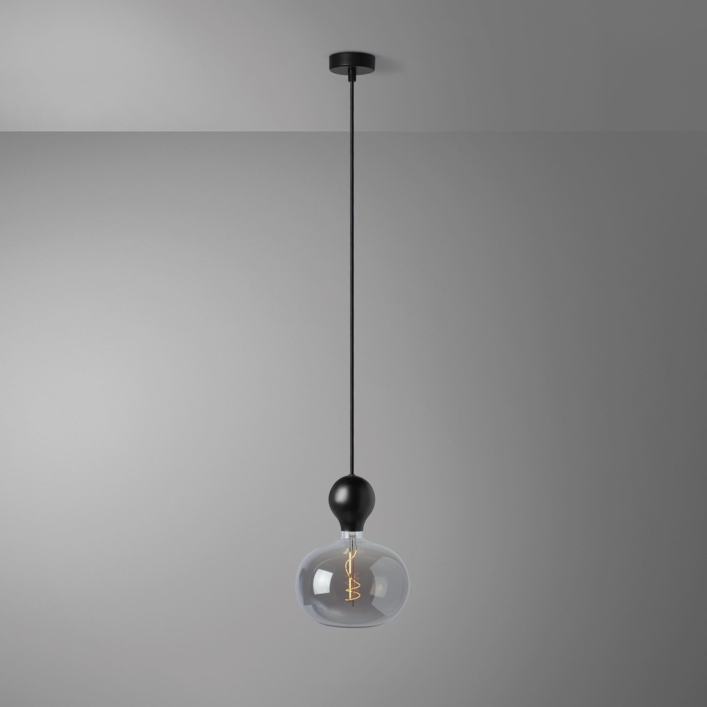 DAYLIGHT 810241.00A | ELBA PENDEL BALL BLACK ELLIPSE 220X235 SMOKY
