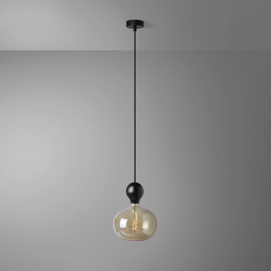 DAYLIGHT 810240.00A | ELBA PENDEL BALL BLACK ELLIPSE 220X235 GOLD