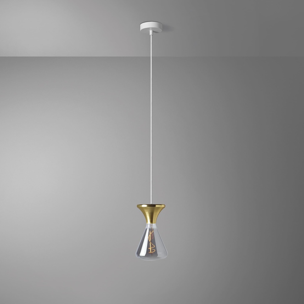 DAYLIGHT 810244.00A | ELBA PENDEL BEL OTT CONE 140X200 SMOKY