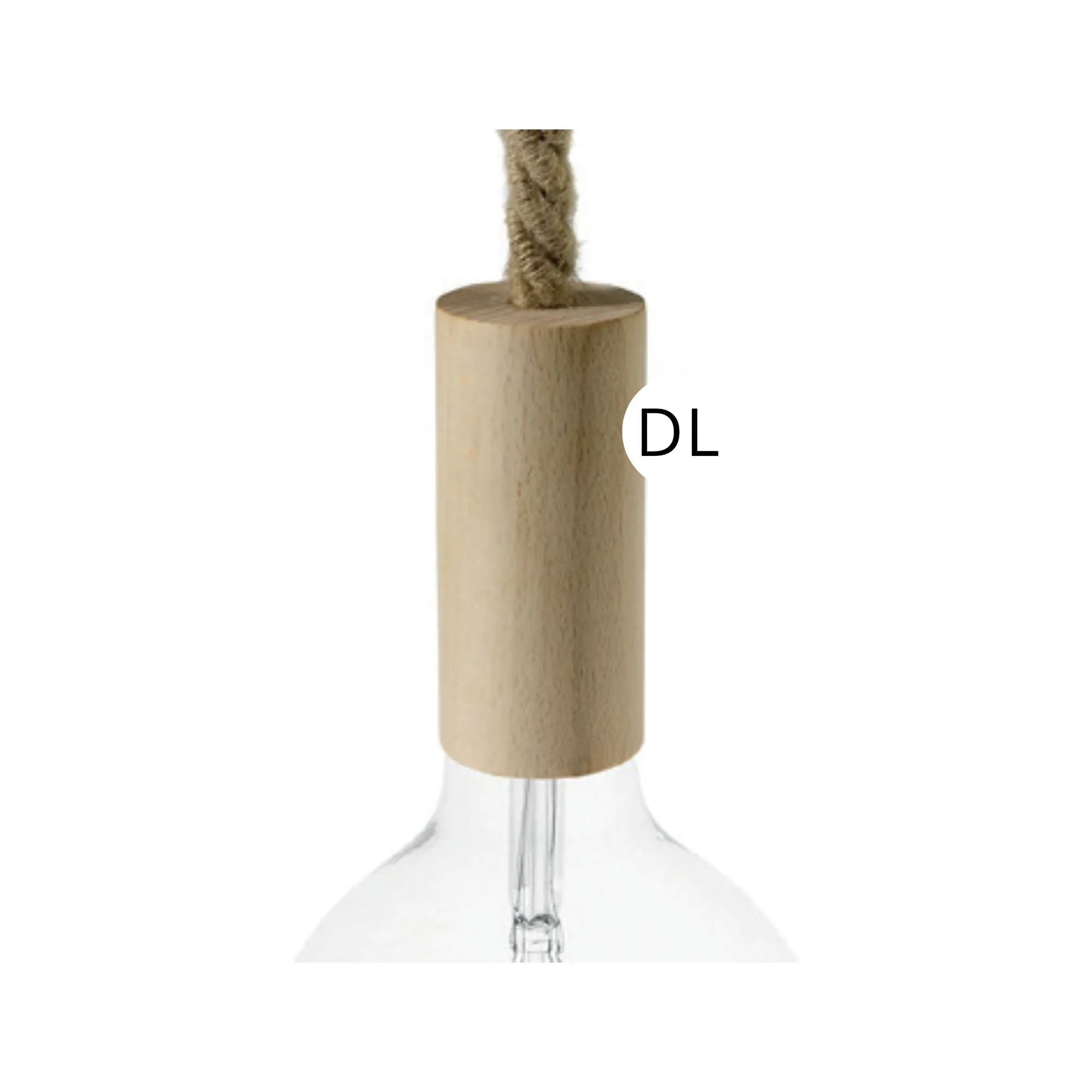 DAYLIGHT KBL0116 | PORTALAMPADA LEGNO XL (16 MM)