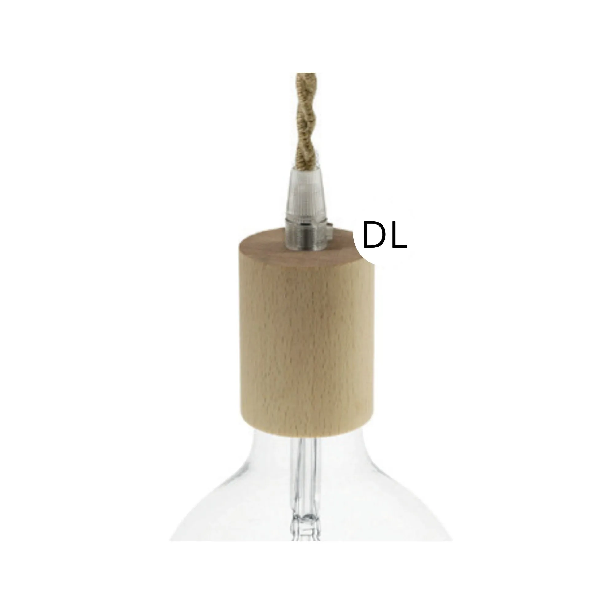 DAYLIGHT KBL0110 | PORTALAMPADA LEGNO 2/3X0,75