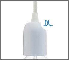 DAYLIGHT 25927 | PORTALAMPADA IN METALLO COLORATO E27 WHITE