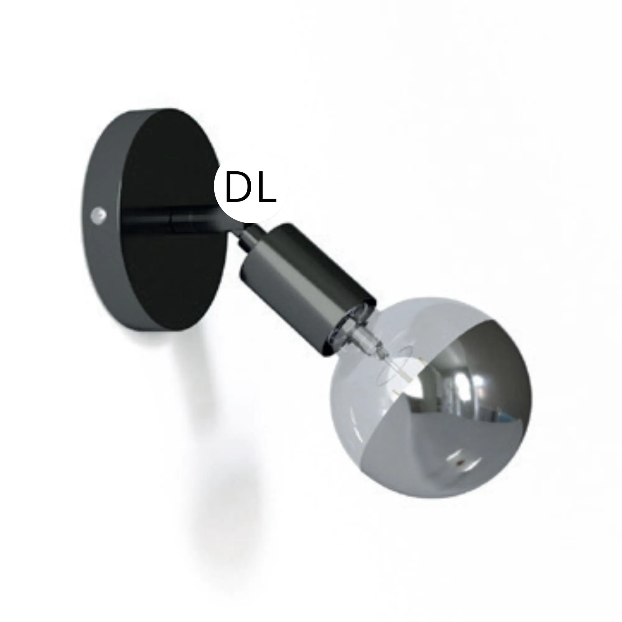 DAYLIGHT APM2BRTBS1BR | PUNTO LUCE METALLO PARETE E27 BRUNITO