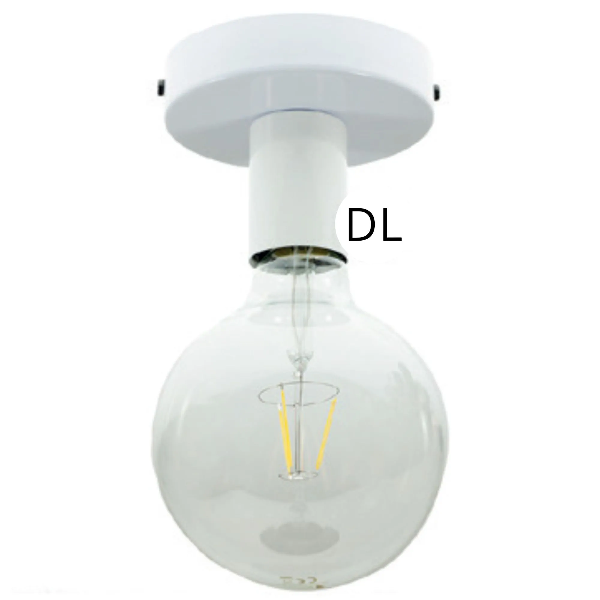 DAYLIGHT APM1VB | PUNTO LUCE METALLO SOFFITTO E27 WHITE
