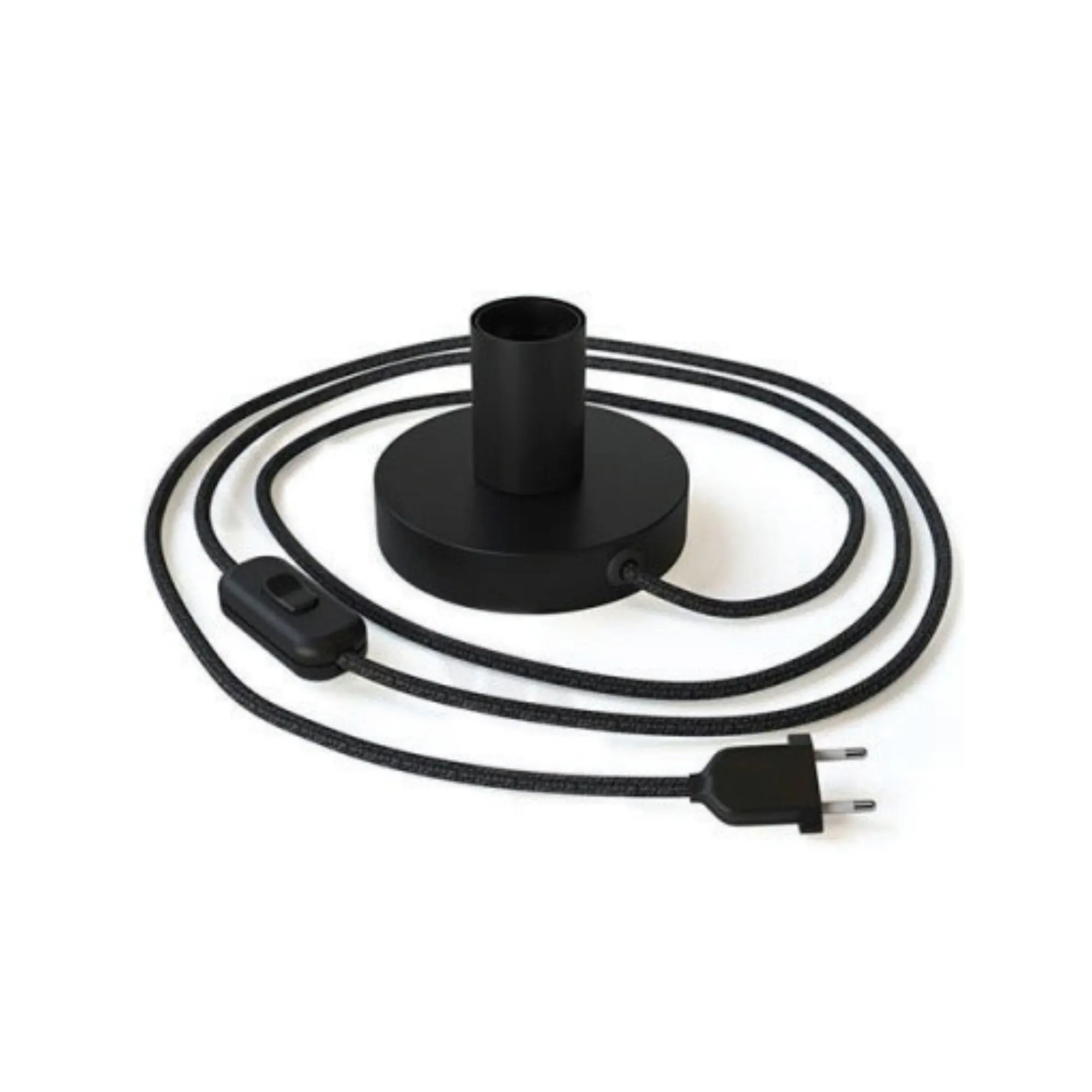 DAYLIGHT ABM21VNLEUNRN03 | PUNTO LUCE TAVOLO BLACK CABLE RN04 CABLATO CON SPINA ITALIA + INT