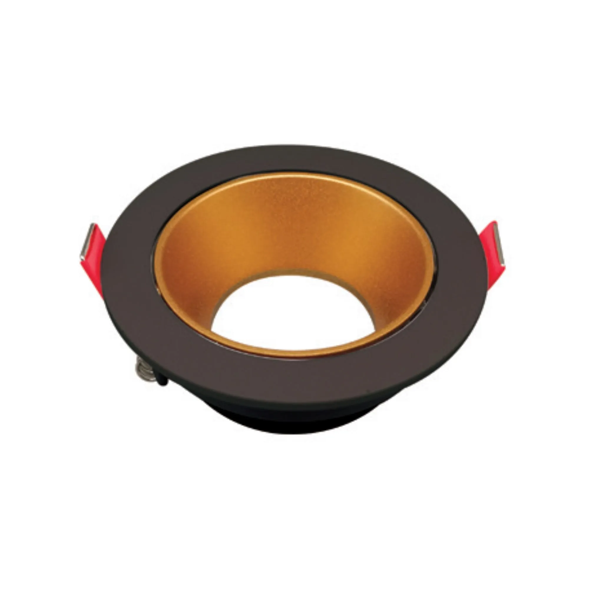 DAYLIGHT 570133.00A | DOWNLIGHT JOLLY S ORIENT GU10 D85X59 ROUND BLACK - R. GOLD