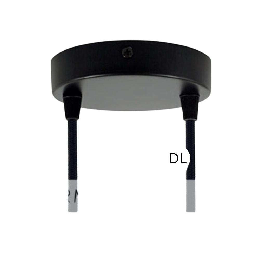 DAYLIGHT KRM572FBR | ROSONE 2U CILINDRO NERO PERLA