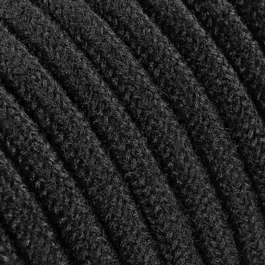DAYLIGHT TO414/2/50 | CABLE TONDO BLACK COTONE RC04-TO414 2X0,75 50M BOBINA