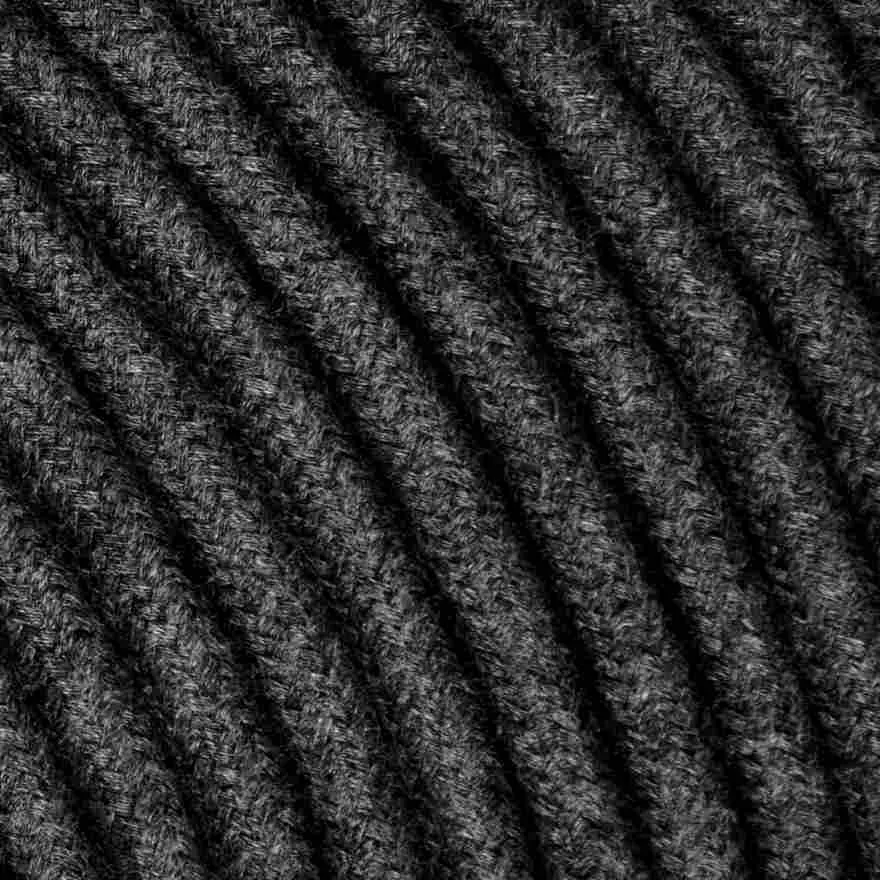 DAYLIGHT TO443/3 | CABLE TONDO CARBONE IN COTONE 3X0,75