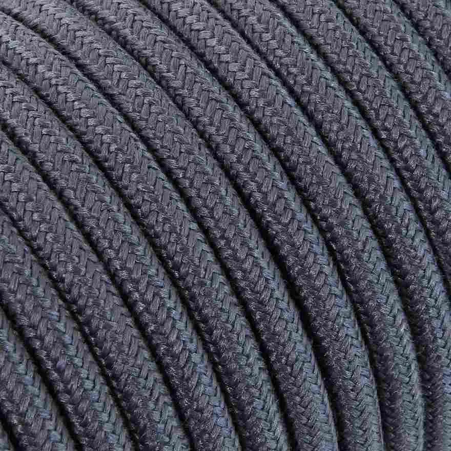 DAYLIGHT TO416/3/50 | CABLE TONDO GRAFITE IN COTONE 3X0,75 50M BOBINA
