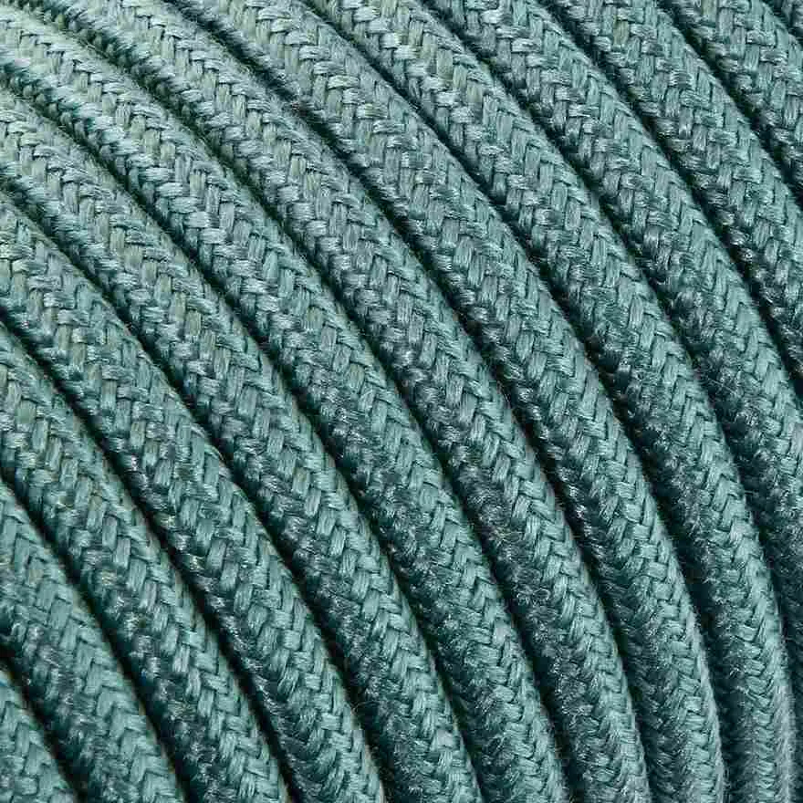 DAYLIGHT TO420/2/50 | CABLE TONDO SALVIA IN COTONE 2X0,75 50M BOBINA