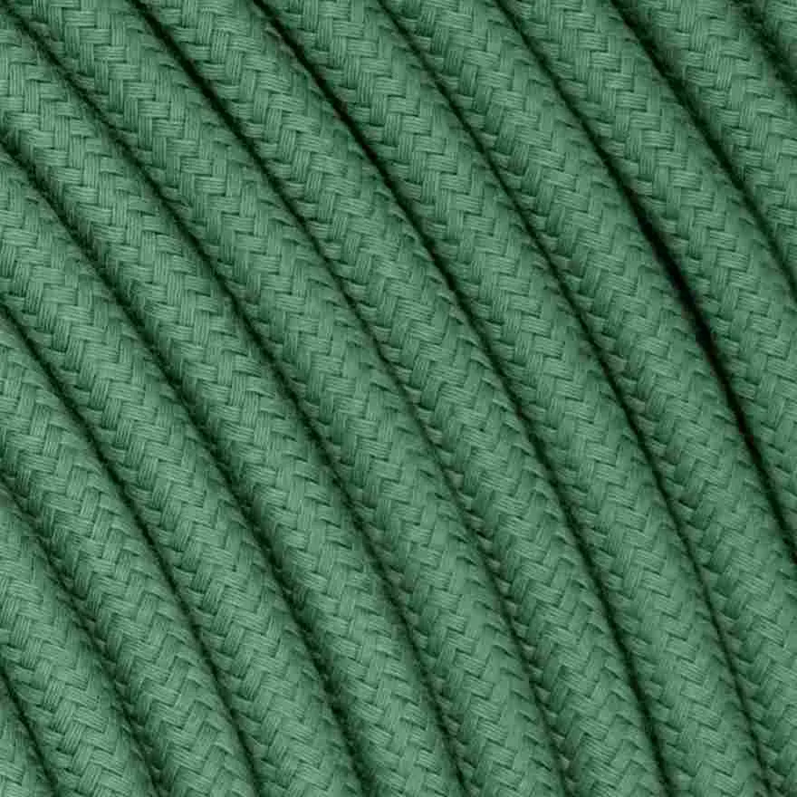 DAYLIGHT TO433/2 | CABLE TONDO VERDINO RC63-TO433 IN COTONE 2X0,75